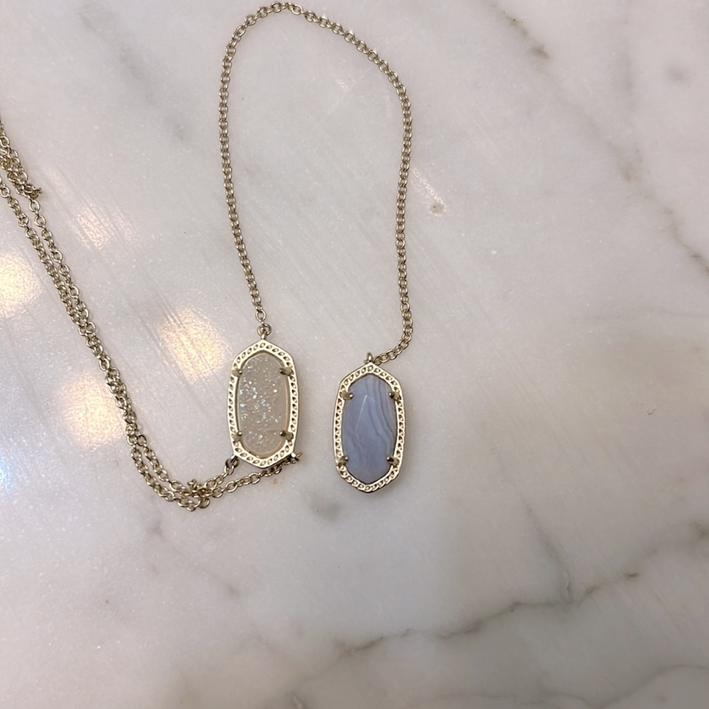 Kendra Scott Drusy Y Necklace